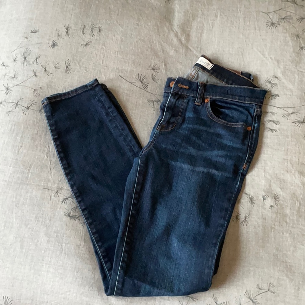 Madewell mid rise pre owned jeans